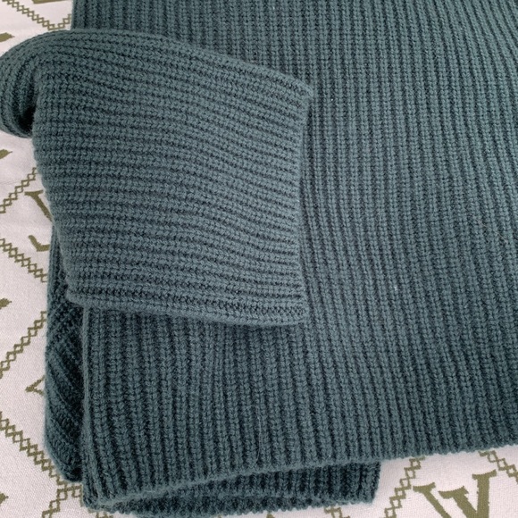 🔥❤️Vince Wide V-Neck Wool-Cashmere Knit Sweater in Dark Green Size 3XL🔥❤️ - Picture 9 of 12